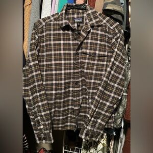 Patagonia organic cotton gorpcore Plaid Button-Up Shirt Xxs